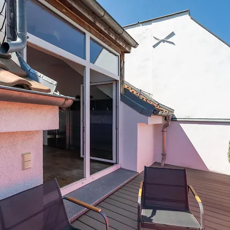 Apartamento Sky Loft - Moderne Dachwohnung Mit Terrasse Und Blick Aufs Rathaus Leipzig