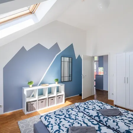 Lejlighed Sky Loft - Moderne Dachwohnung Mit Terrasse Und Blick Aufs Rathaus Leipzig