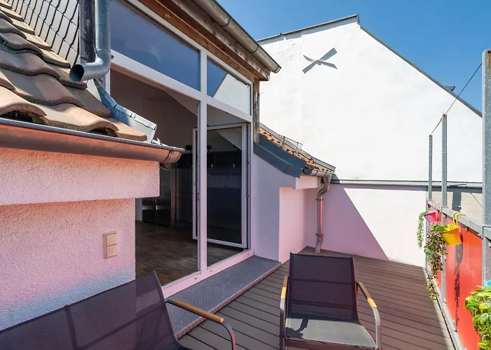 公寓 Sky Loft - Moderne Dachwohnung Mit Terrasse Und Blick Aufs Rathaus 莱比锡